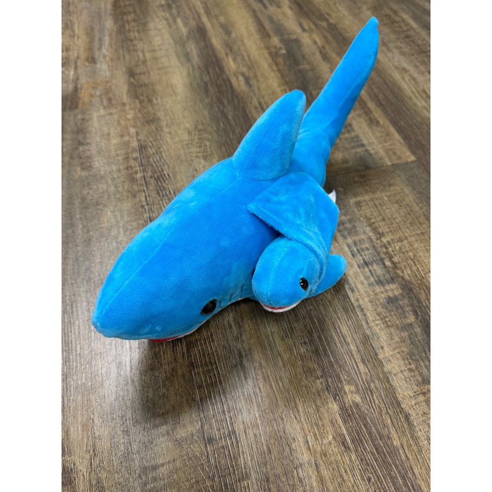Surf Style Shark Plush Set Kids OS Blue Good Embroidered Logo Baby Shark